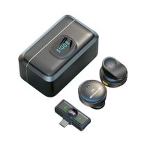 Microfone Lavalier Sem Fio Com Clipe Magnético Para iPhone, iPad, Android Tipo-C, Gravação De Jogos Microfone Lavalier Sem Fio Com Clipe Magnético Para iPhone, iPad, Android Tipo-C, Gravação De Jogos