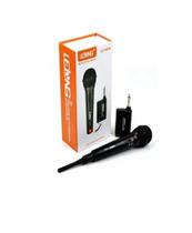 Microfone Le Som dinâmico unidirecional e cardióide preto