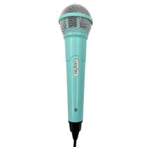 Microfone Le Son Mk2 Verde Karaoke Bar Igreja Com Cabo