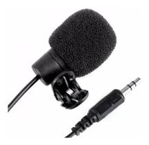 Microfone Lelong LE-916 Preto - Lapela com Fio