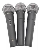 Microfone Leson Kit C/ 3 Ls50k3 Preto