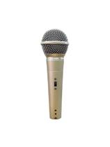 Microfone Leson Ls-58 Metalico Champanhe Cardioide Cabo...