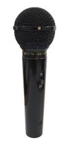 Microfone leson sm58 p4 com cabo - preto brilhante