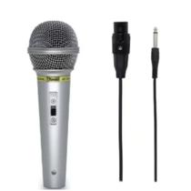 Microfone Locutor de mão dinâmico Karaoke P10 Bom Microfone Locutor de mão dinâmico Karaoke P10 Bom