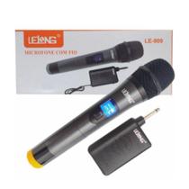 Microfone Locutor Le-909 Sem fio Profissional Antena sem fio