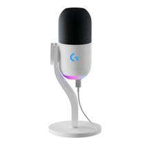 Microfone Logitech G Yeti GX - RGB Dinâmico USB - Off White