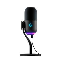 Microfone Logitech P/ Jogos Yeti Gx Rgb Lightsync Preto - 988-000568