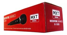 Microfone M18000 B Preto Com Cabo 3 M - MXT Microfone M18000 B Preto Com Cabo 3 M - MXT