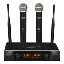 Microfone Megastar Sem Fio 5536 Pro Base