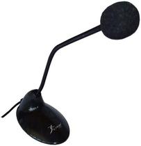 Microfone Mesa Base Alta Sensibilidade P2 Multimidia