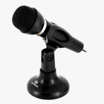 Microfone mesa c/fio 1,6m conector p2 haste regular mic-005 hoopson