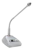 Microfone Mesa Com Fio Gooseneck 45Cm Haste Flexivel Com