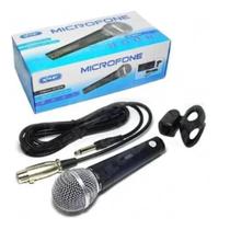 Microfone Metal Com Fio Dinâmico Profissional Microfone Metal Com Fio Dinâmico Profissional