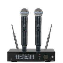 Microfone Metal Sem Fio Duplo Slxd4 Beta 58a Profissional Shure Microfone Metal Sem Fio Duplo Slxd4 Beta 58a Profissional Shure