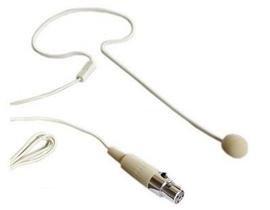 Microfone Mini Ear Csr 40 Para Sem Fio Mini Xlr 4 Pinos - Bege