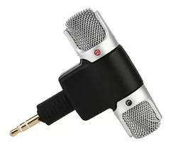 Microfone Mini Stéreo P2 Pc, Tablet Pc, Gravador, Md, Câmera