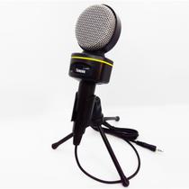 Microfone Multimídia Studio Gravação Com Tripé e Cabo MT1021