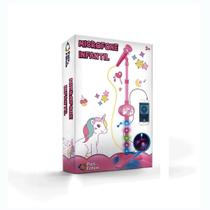 Microfone Musical Infantil c/ Pedestal Pais & Filhos Microfone Musical Infantil c/ Pedestal Pais & Filhos