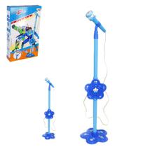 Microfone Musical Infantil Com Pedestal Hero Squad - Wellmix