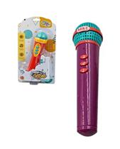 Microfone Musical Infantil Meu Ritmo Com Luz e Som a Pilha Microfone Musical Infantil Meu Ritmo Com Luz e Som a Pilha