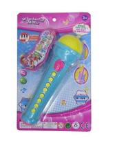 Microfone Musical Infantil Wonderful a Pilha Microfone Musical Infantil Wonderful a Pilha