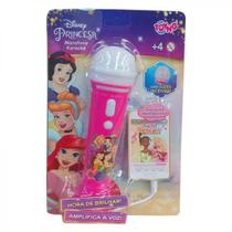 Microfone Musical Princesas Disney Toyng MP3 Karaokê com Luzes Multicolorido Microfone Musical Princesas Disney Toyng MP3 Karaokê com Luzes Multicolorido
