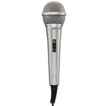 Microfone mxt dinamico com fio m-1800s prata com chave Microfone mxt dinamico com fio m-1800s prata com chave