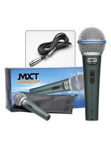 Microfone Mxt Dinamico Pro Bt-58A Metal Com Fio 4.5... Microfone Mxt Dinamico Pro Bt-58A Metal Com Fio 4.5...