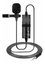Microfone Omnidirecional Lapela Entrevista Apresentações Condensador Para Gravação - GRUPO SHOPMIX