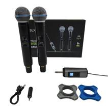 Microfone Original SLXD2 PartyBox UHF Sem Fio Duplo Receiver Recarregável Tipo C 50 Metros