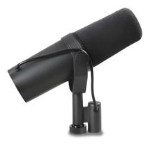 Microfone Original Sm7b Dinâmico Vocal Para Estúdio SM7B Podcast Preto Nota Fiscal