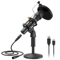 Microfone P/ Podcasting Maono Au-hd300t Latência Zero