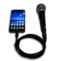 Microfone Para Celuar XLR Fema de Linha X Tipo-C Reporte de RuaProfissional