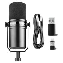 Microfone Para Estúdio Gravação Live Podcast Controle Por iOS Android PC Aplicativo DM-8 Dylan Microfone Para Estúdio Gravação Live Podcast Controle Por iOS Android PC Aplicativo DM-8 Dylan