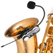 Microfone Para Instrumentos De Sopro E Percussão SF6 CSR Sistema Sem Fio Profissional