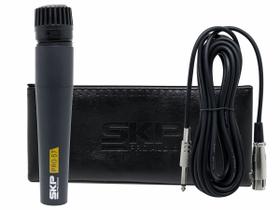 Microfone Para Instrumentos Skp Pro 57 C/ Cabo P10/xlr Cor Preto