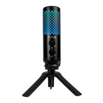 Microfone Pichau Izar, RGB, USB, Preto, PG-IZR-RGB01