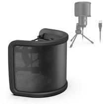 Microfone Pop Filter FIFINE Compact Windscreen para estúdio