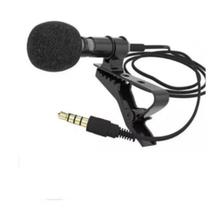 Microfone Preto De Lapela Celular