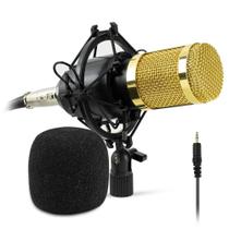 Microfone profissional, bm800 microfone Original para podcast é estúdio, microfone para youtube