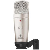 Microfone Profissional Cardióide C/ Fio Behringer C1 Condensador 16mm