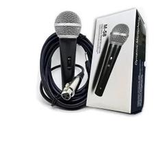 Microfone Profissional Com Cabo Sm-58 - Premium - Dynamic
