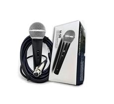 Microfone Profissional Com Cabo Sm-58 - Premium - Dynamic