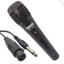 Microfone Profissional Com Fio 3m conector P10 15000hz - TOMATE