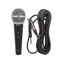 Microfone Profissional com Fio 5 Metros Tomate Modelo Mt1012