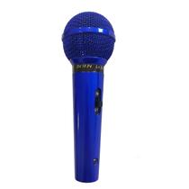 Microfone Profissional Com Fio Cardióide Leson Sm58 P4 Azul