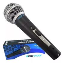 Microfone Profissional Com Fio Devox Dx-58s Microfone Profissional Com Fio Devox Dx-58s