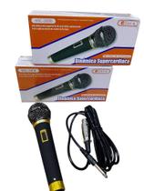 Microfone Profissional com Fio ONEX MIC-2808 - Alta Qualidade para Canto