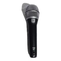 Microfone Profissional de Mão para Vocal com Fio Dinâmico Supercardióide PRA D1 Superlux Original