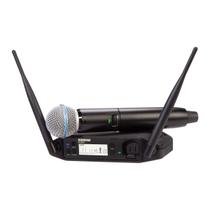 Microfone Profissional de Mão Sem Fio GLXD24/B58-Z3 - SHURE Microfone Profissional de Mão Sem Fio GLXD24/B58-Z3 - SHURE